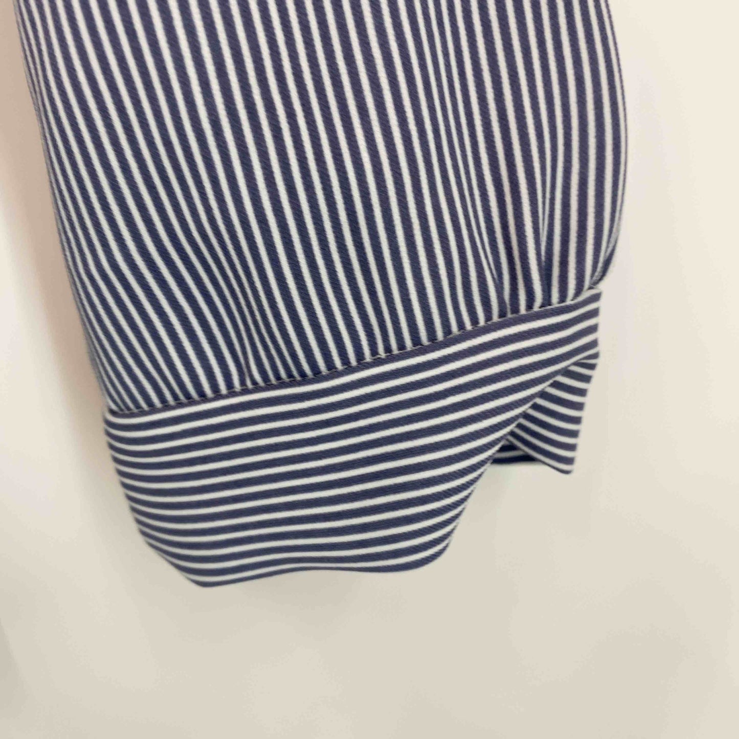 A DAY IN THE LIFE アデイインザライフ レディース ブラウス ストライプ パールボタン