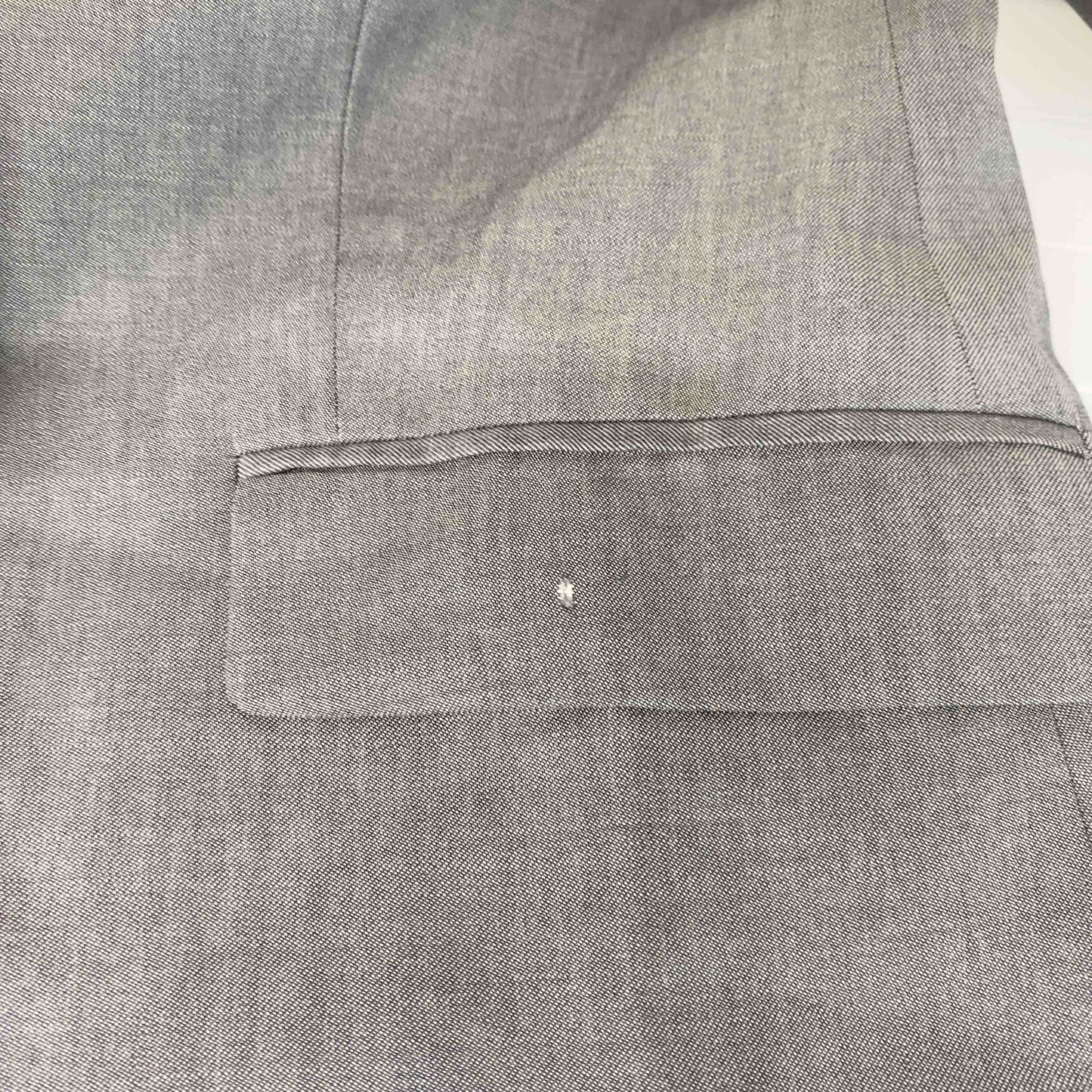 UNITED ARROWS ユナイテッドアローズ レディース ノーカラージャケット グレー ウール