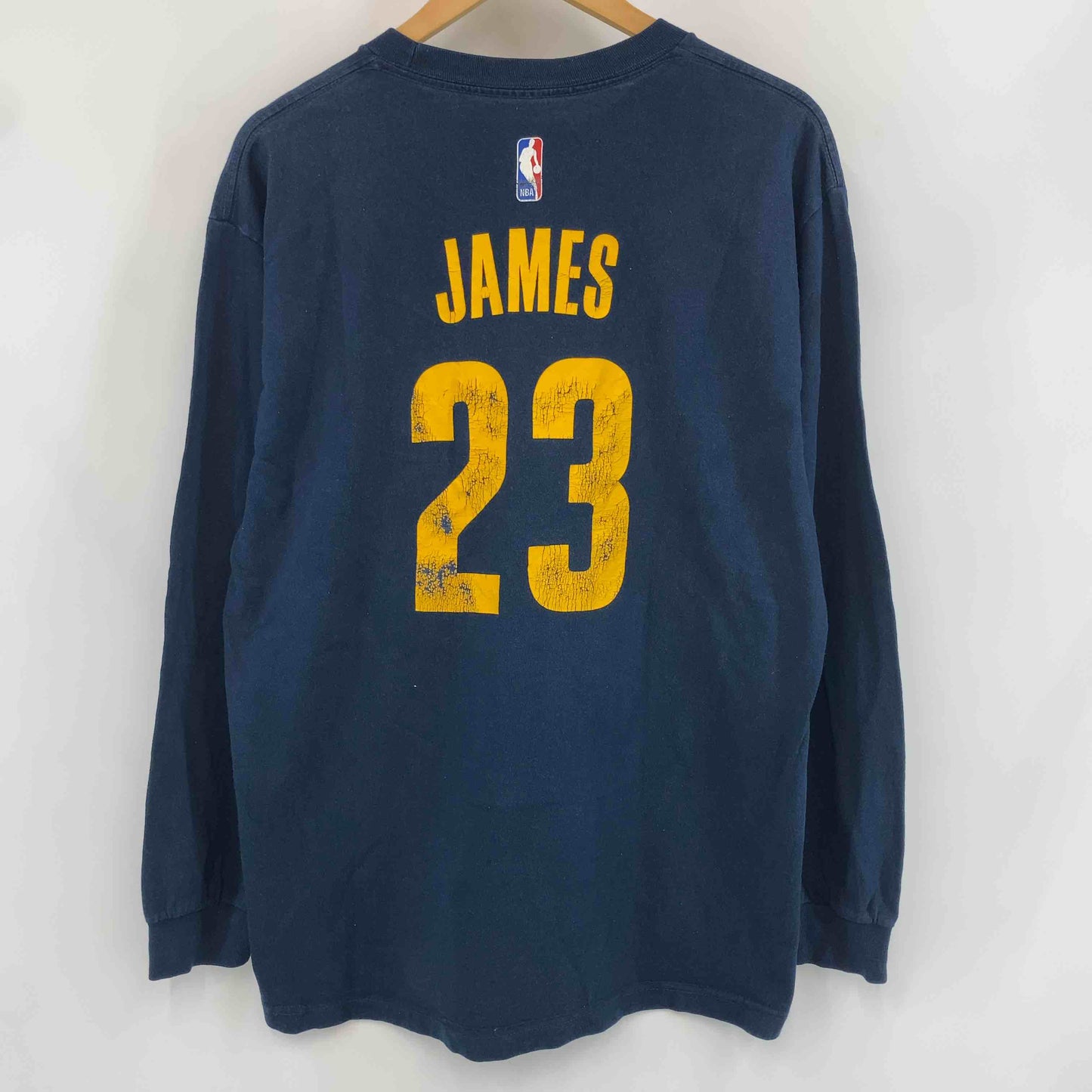 adidas（originals） アディダス（オリジナルス）紺　ネイビー　JAMES 23  メンズ Tシャツ（長袖）