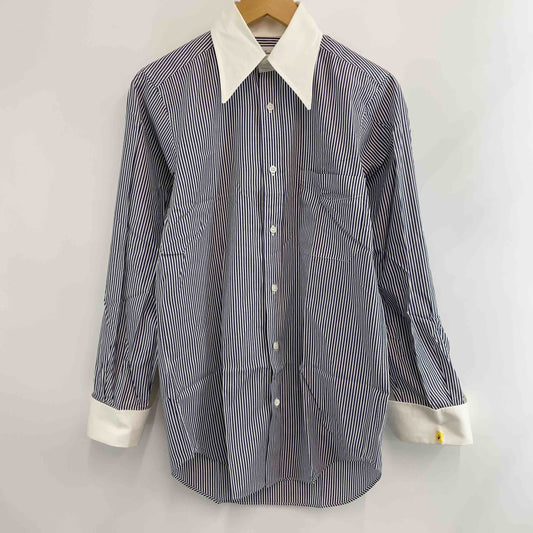 Paul Smith ポールスミス ストライプ ブルー メンズ 長袖シャツ