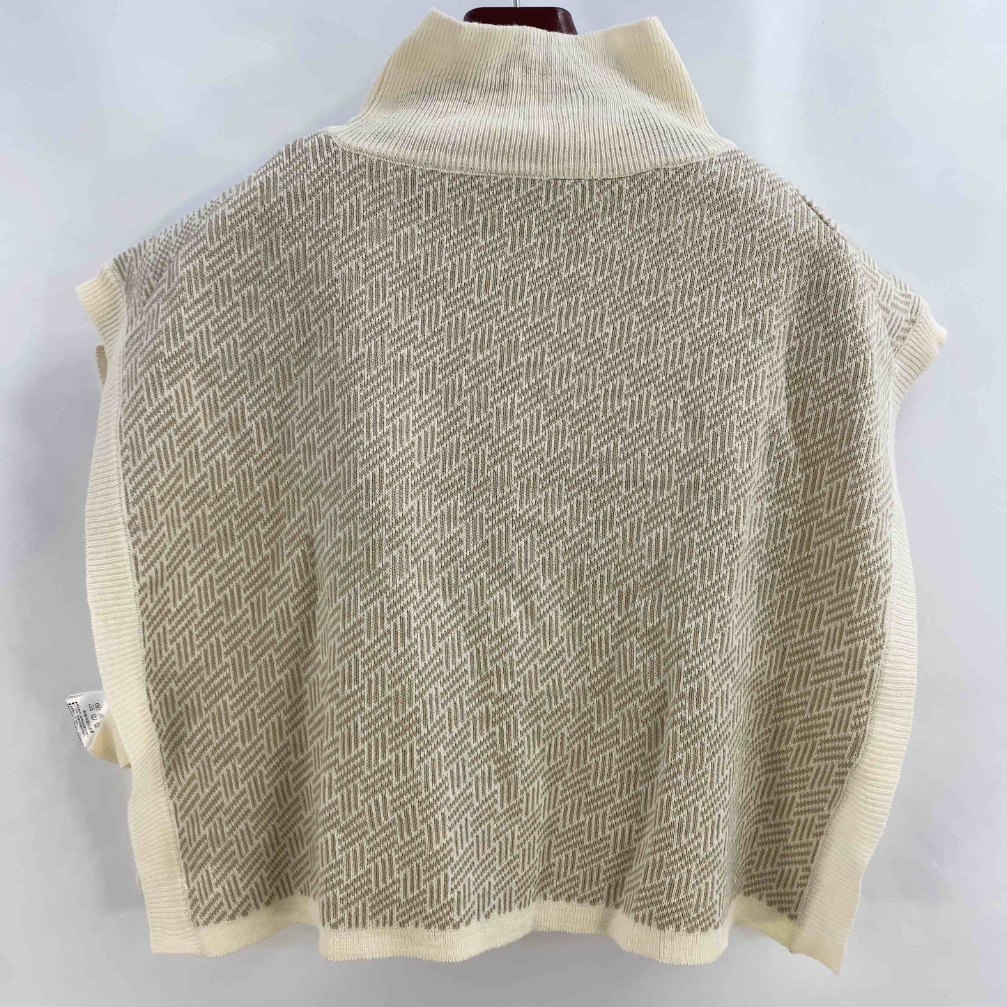 esica  レディース ベスト/ジレ ベージュ 柄物 tk