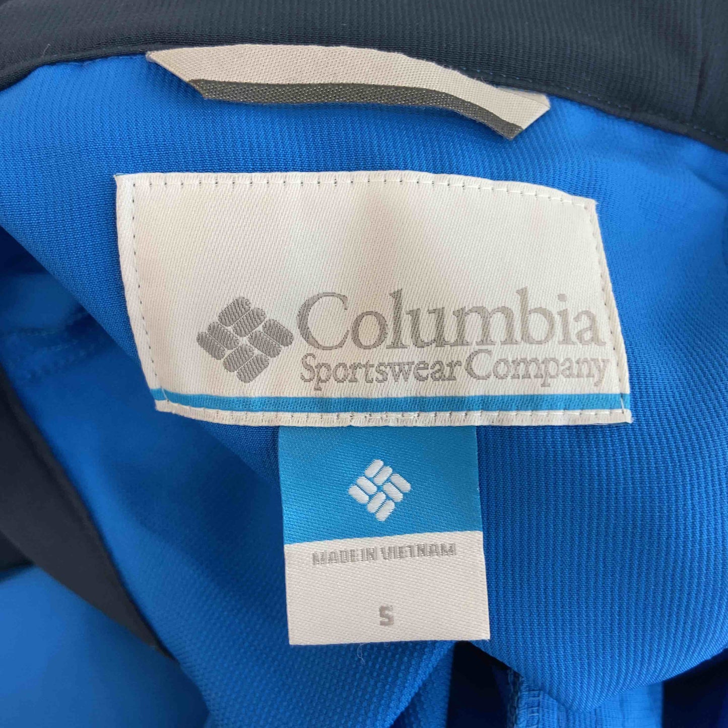 Columbia コロンビア メンズ パーカー ナイロンジャケット サイズS ブルー×ブルー