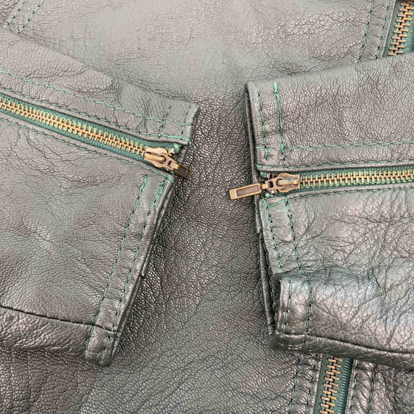 CLASSIC`S クラッシクス レディース ブルゾン ライダースジャケット グリーン