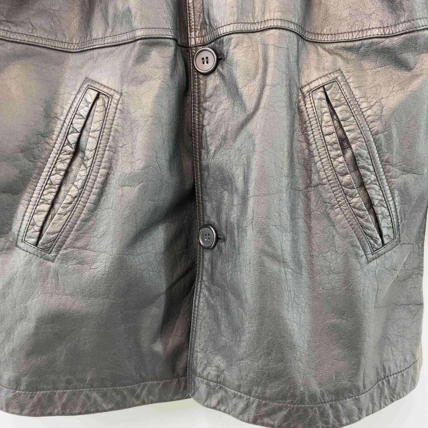 ヴィンテージ BUGLE BOY メンズ レザージャケット ジャケット/アウター