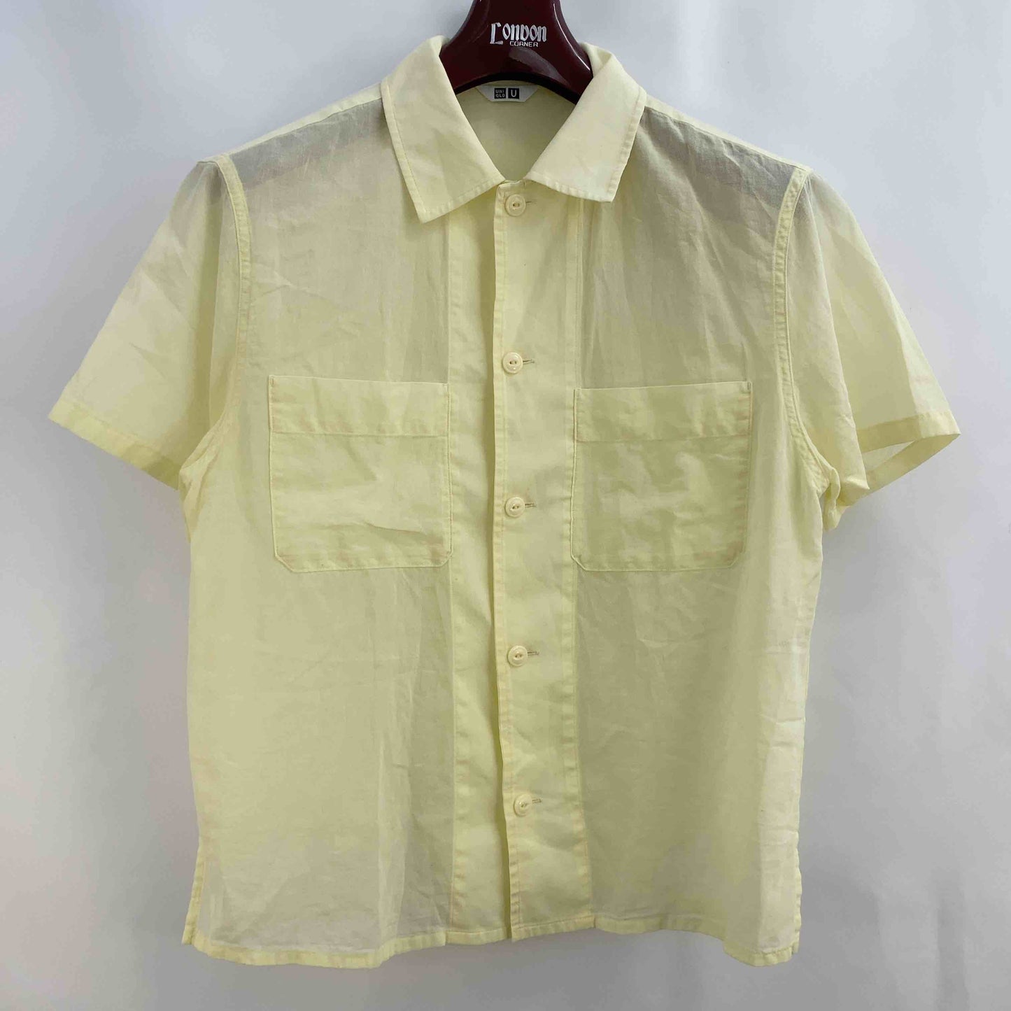 UNIQLO ユニクロ レディース 半袖シャツ/ブラウス イエロー tk