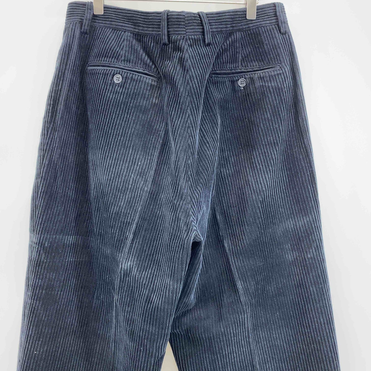 KRUNA  メンズ スラックス コーデュロイ素材 ブラック