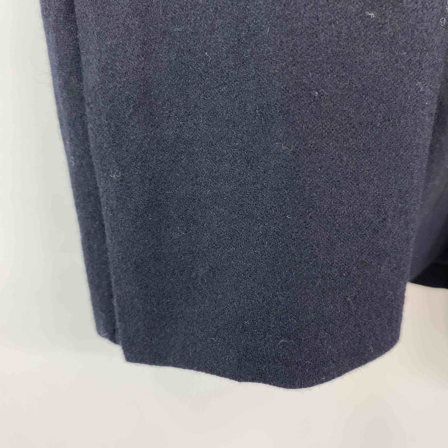 undecorated MAN アンデコレイテッドマン メンズ ノーカラージャケット ウール ブラック パッチポケット センターベント