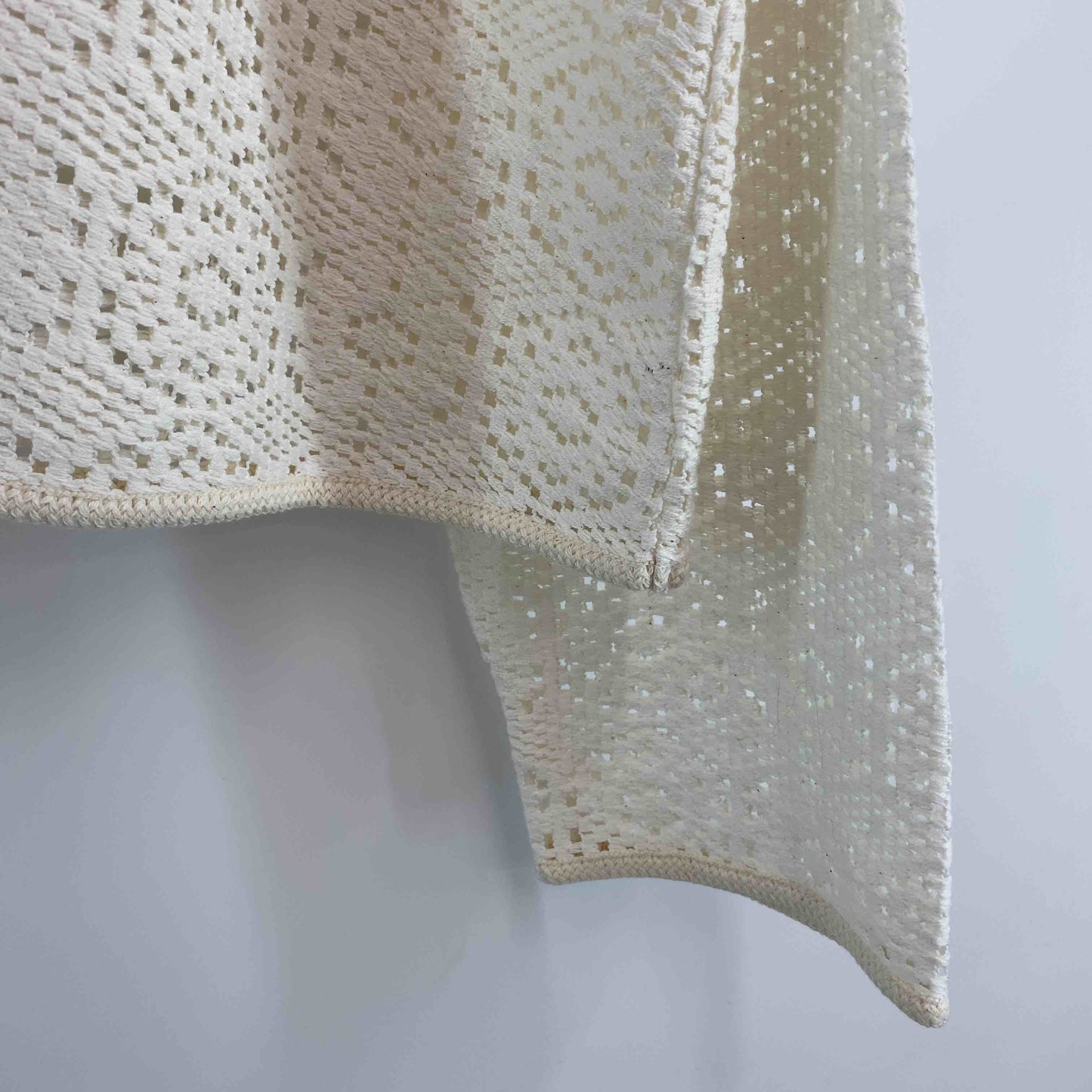 ノーブランド  ホワイト レース サマーカーディガン レディース カーディガン