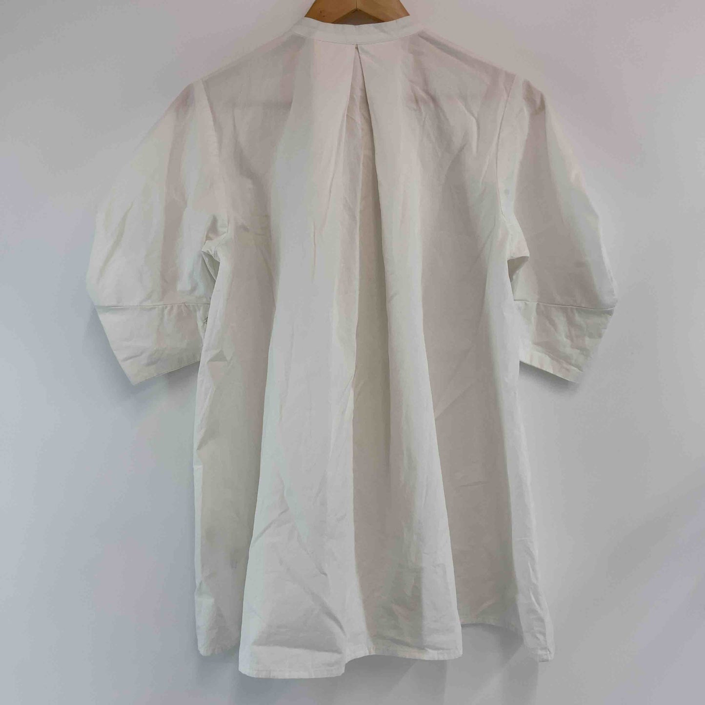 ur's ユアーズ  レディース 長袖シャツ ホワイト ボタンシャツ 無地 シンプル ブラウス