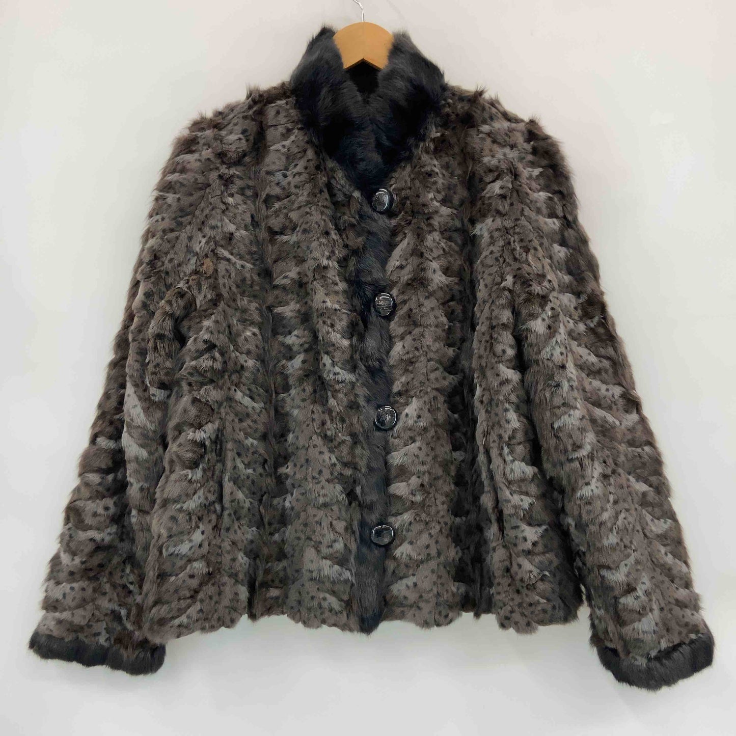 ヴィンテージ  レディース 毛皮/ファーコート ブラック