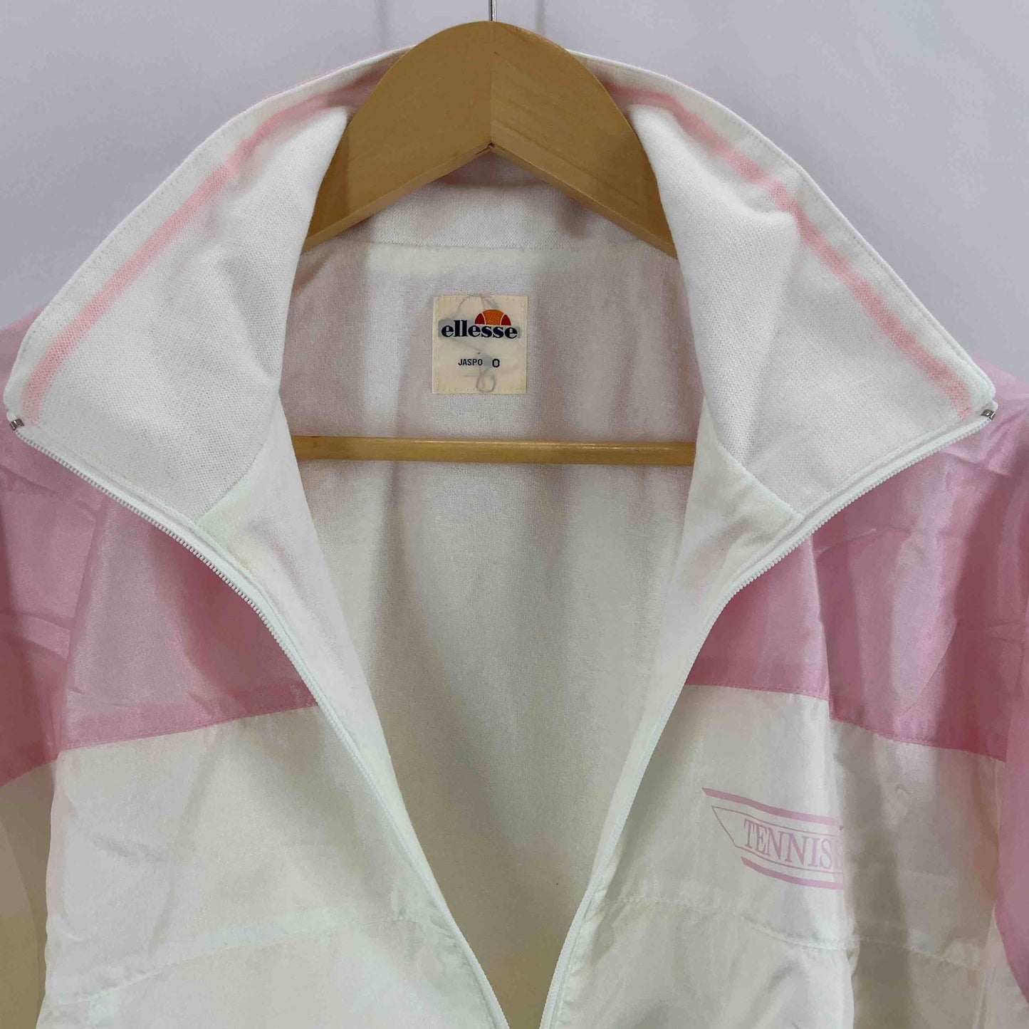 ELLESSE エレッセ メンズ ブルゾン ピンク・ホワイト