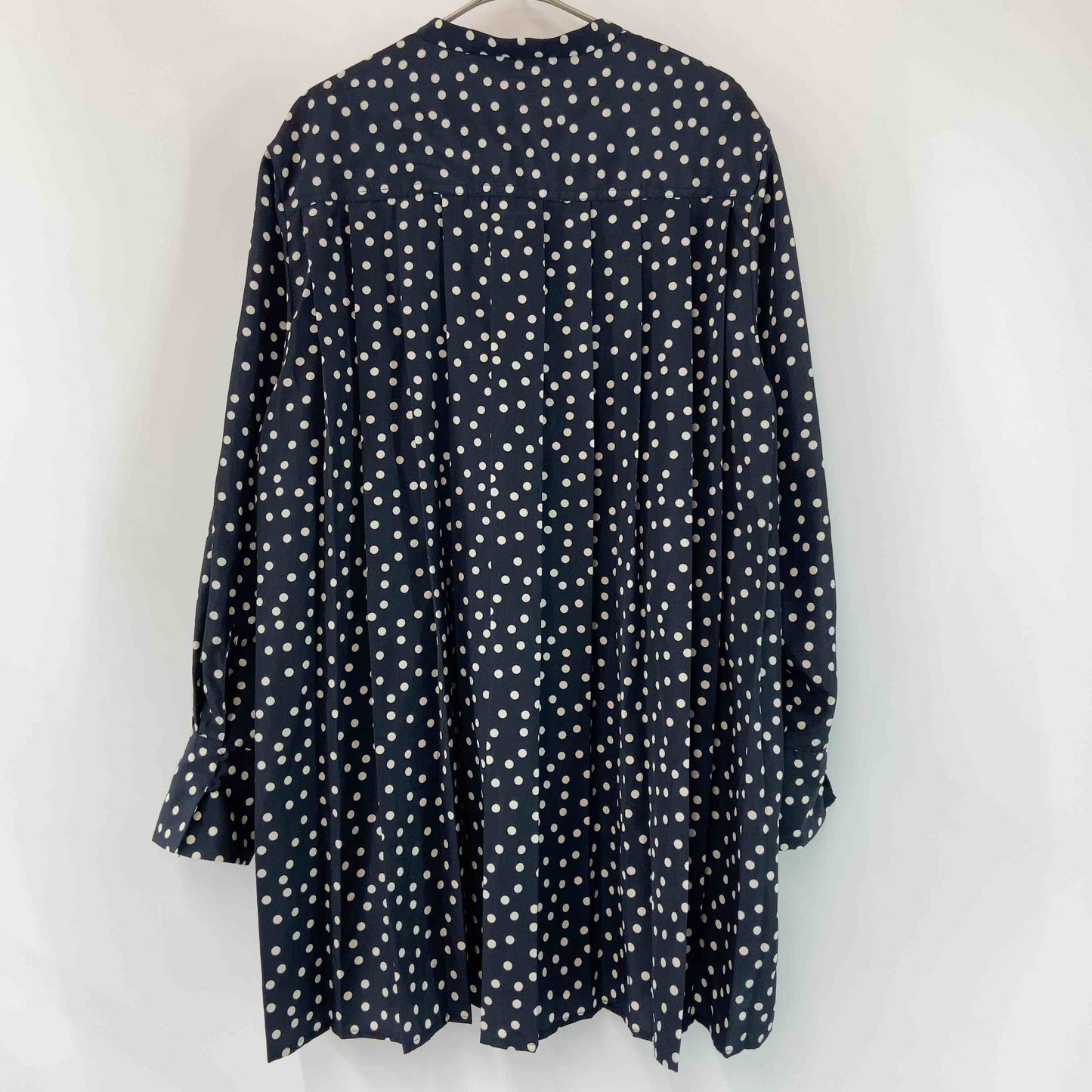 Simplicite シンプリシテェ レディース 長袖シャツ/ブラウス ドット ネイビー