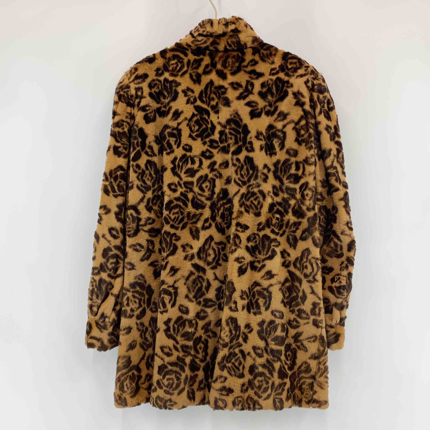 Guy Laroche ギラロッシュ レディース 毛皮/ファーコート ブラウン 花柄 バラ柄