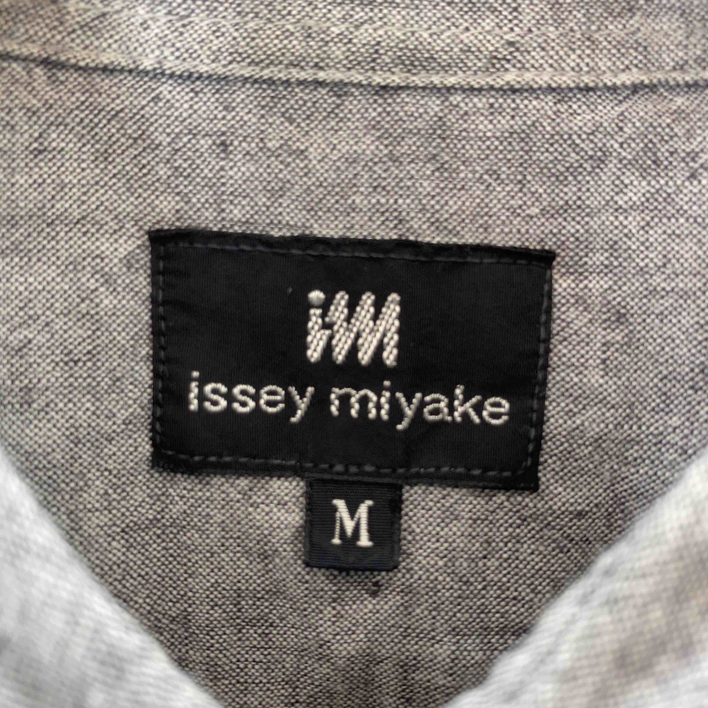 ISSEY MIYAKE イッセイミヤケ メンズ 半袖シャツ グレー Msize