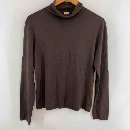 KRIZIA クリッツア レディース ニット ブラウン カシミヤシルク ボトルネック