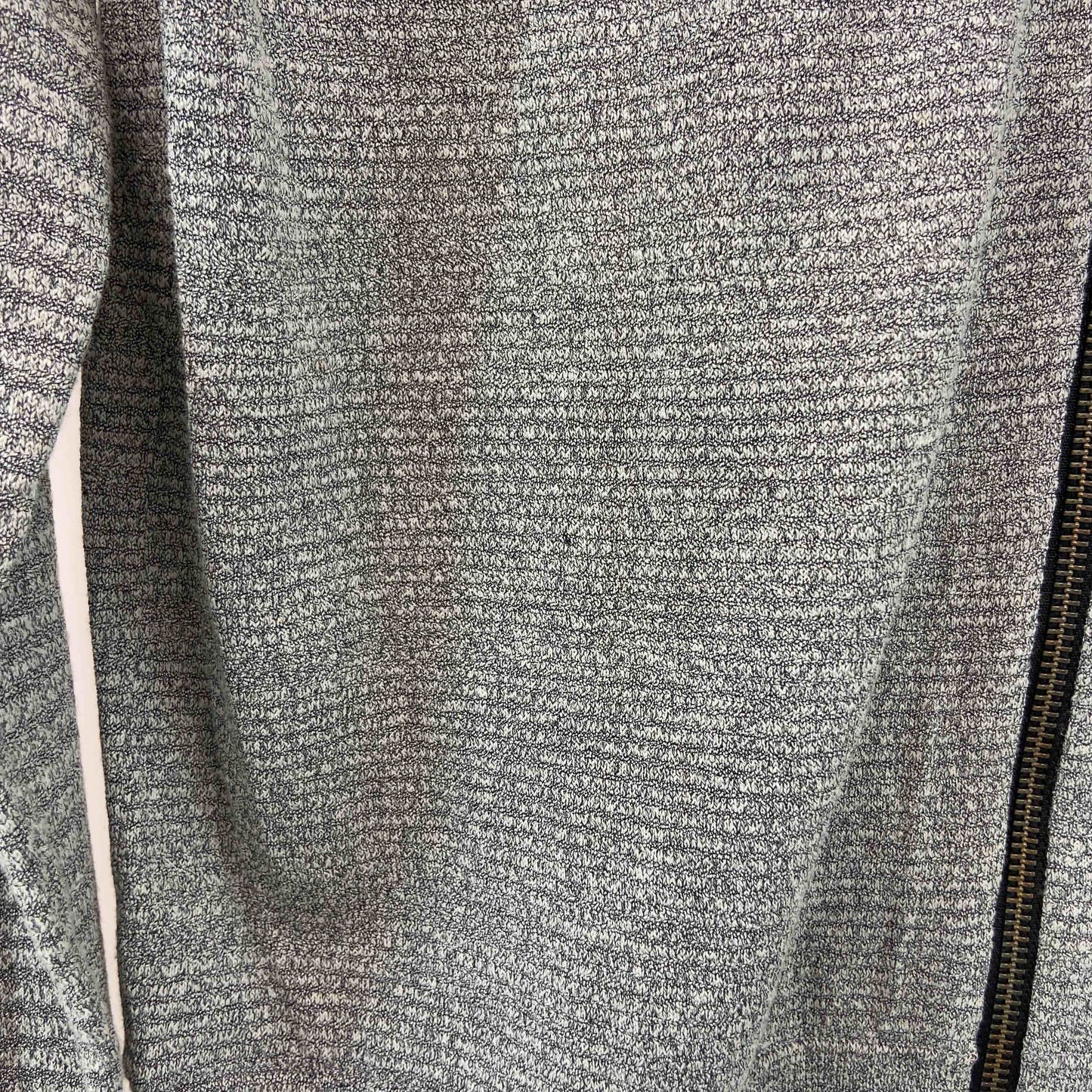 theory セオリー メンズ パーカー 杢グレー フード フルジップ