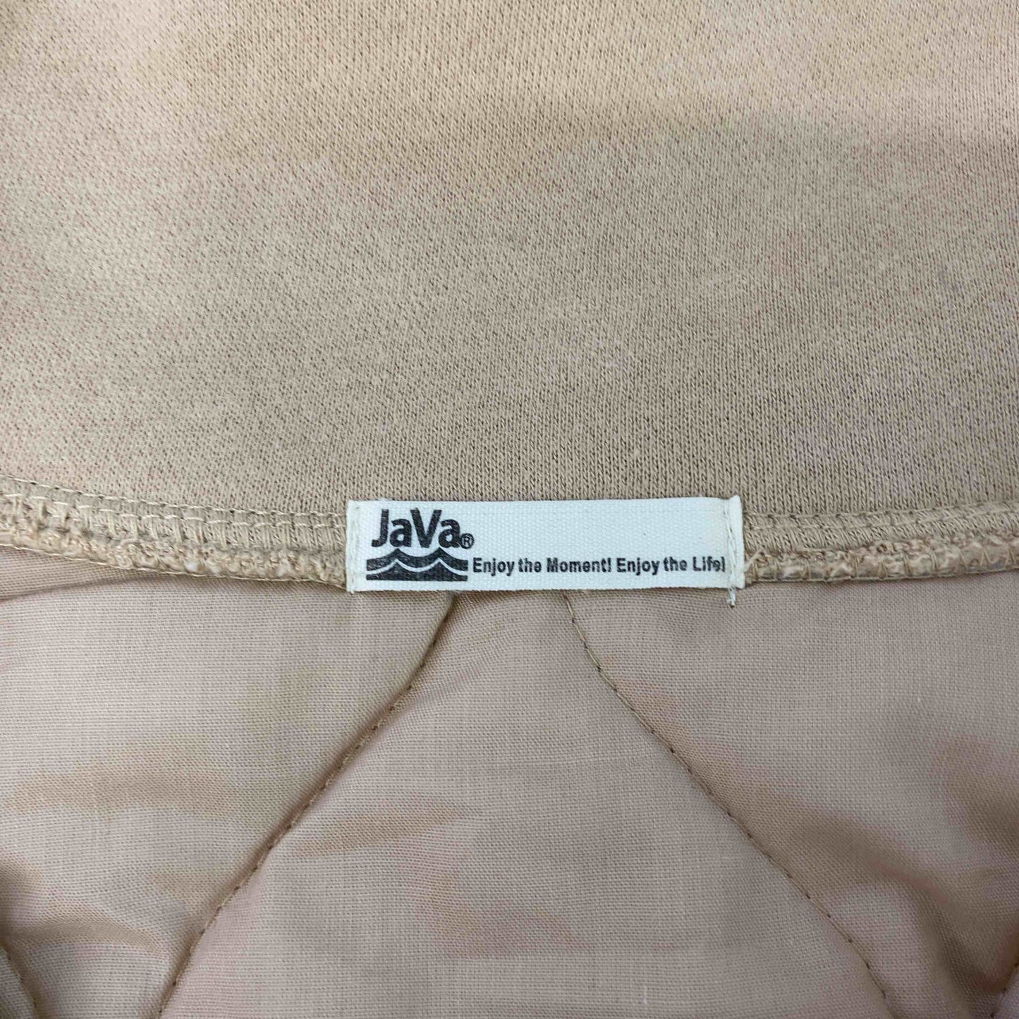 Java ジャバ アウター ハーフジップ シンプル ワンポイントロゴ レディース ブルゾン