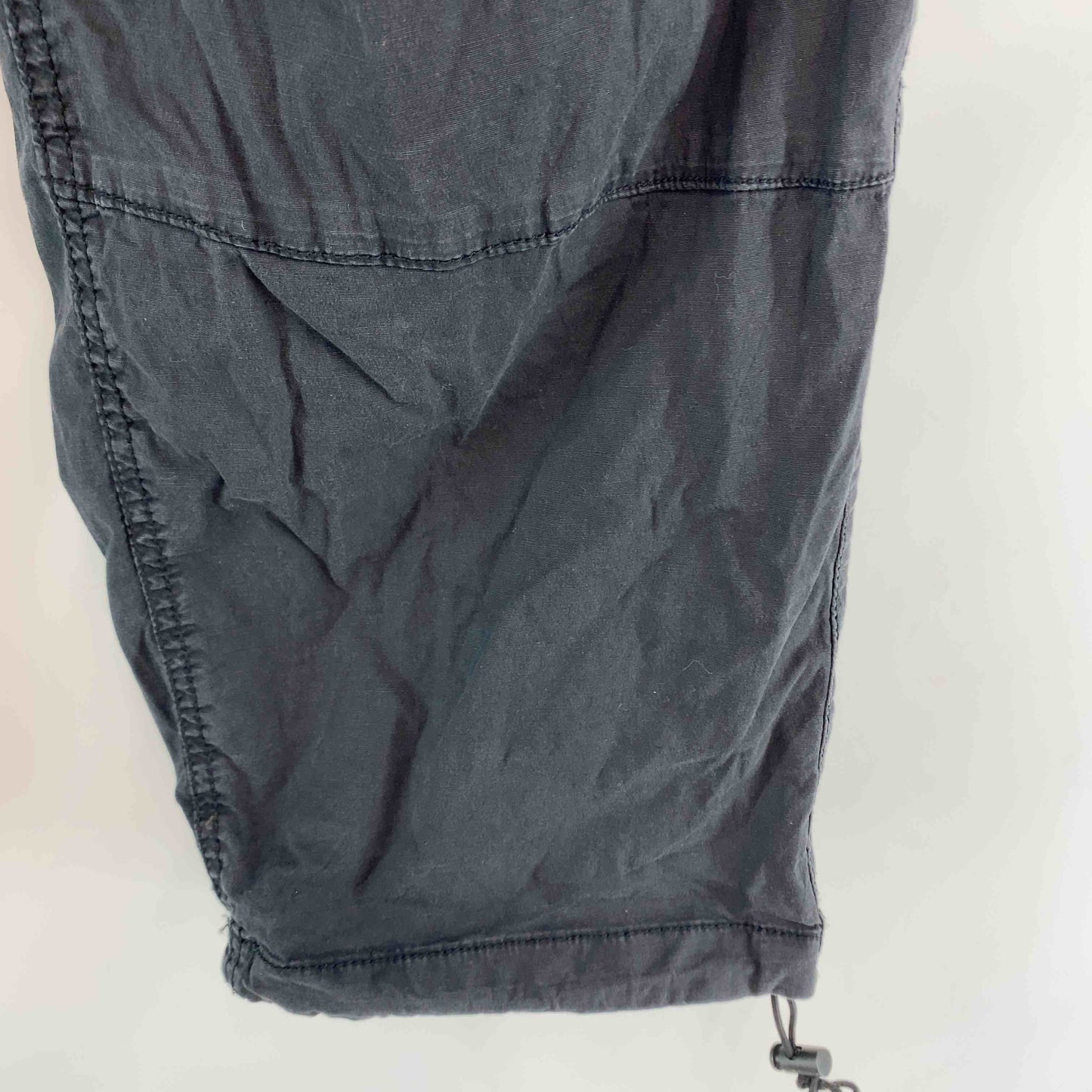 ZARA ザラ レディース ワークパンツカーゴパンツ ブラック ウエストゴム