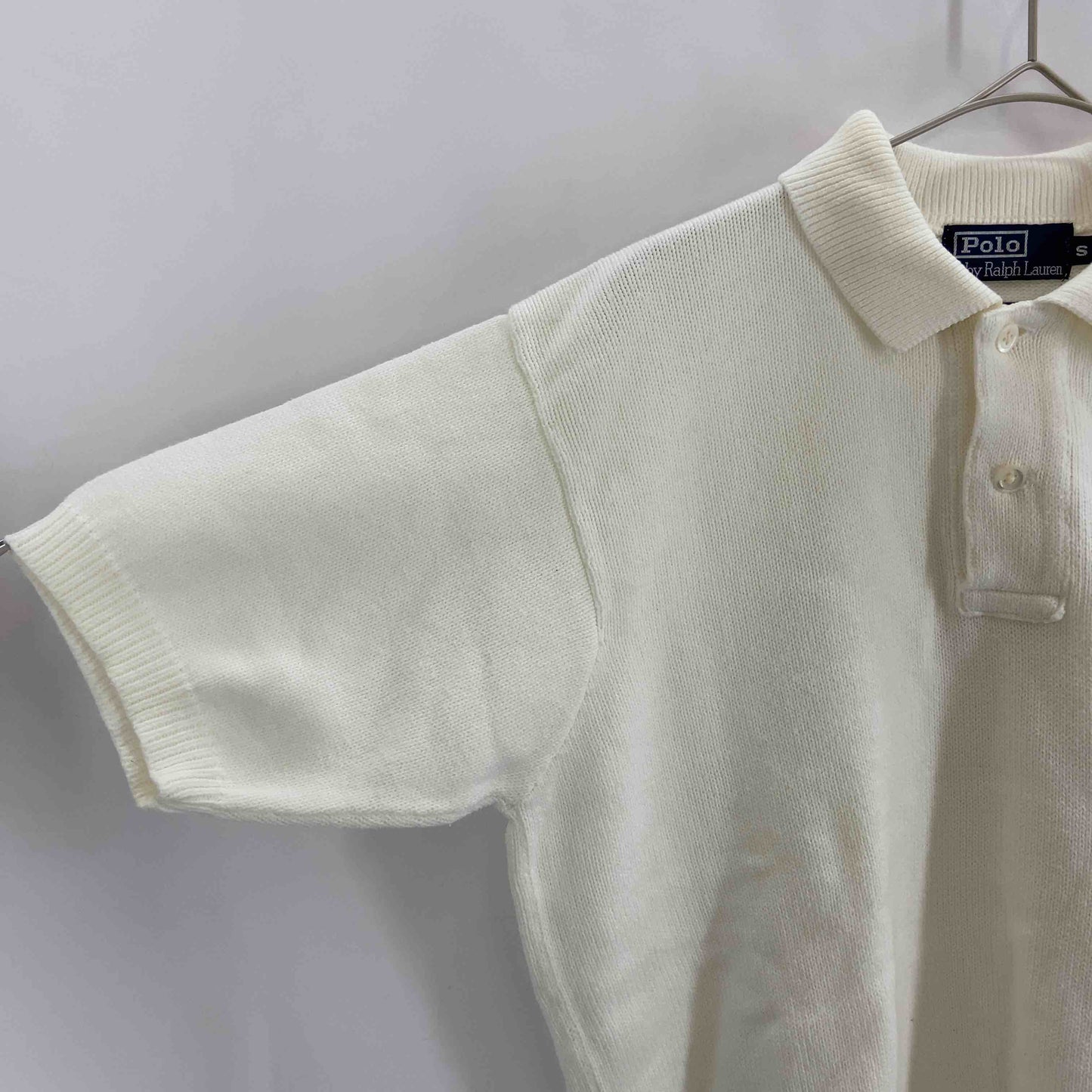 POLO RALPH LAUREN ポロラルフローレン メンズ ニット ポロシャツ オフ Ssize