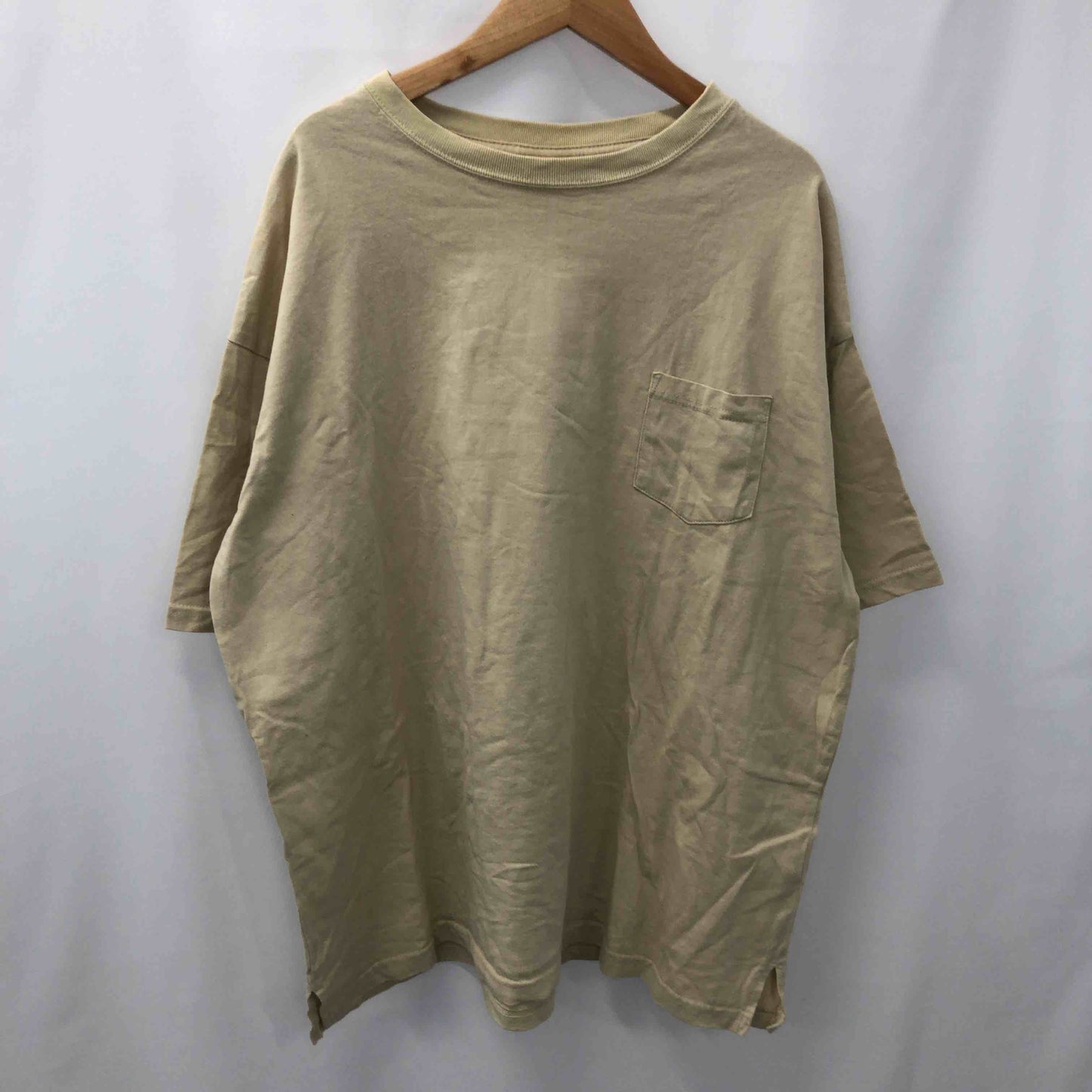 FREAK’S STORE フリークスストア メンズ Tシャツ（半袖）ベージュ tk