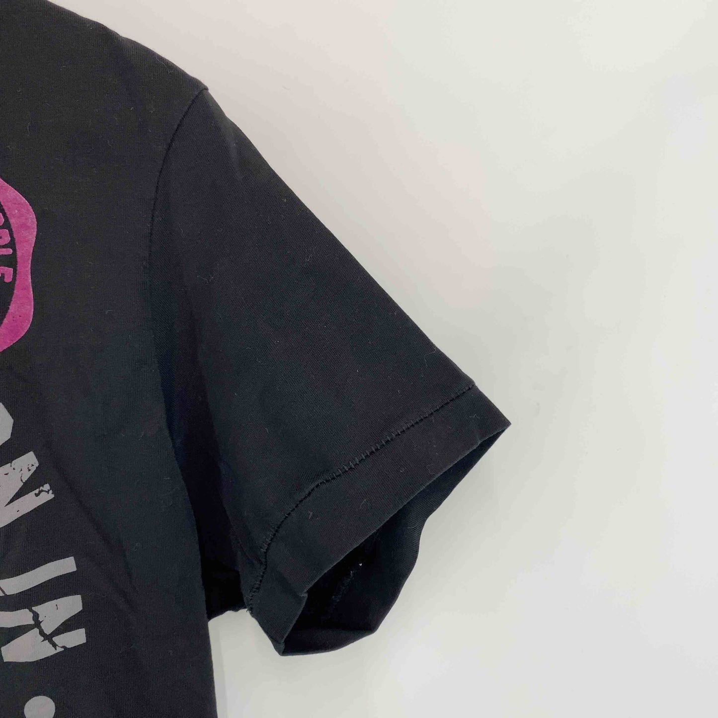 DIESEL ディーゼル メンズ Tシャツ（半袖）フロントプリント ブラック