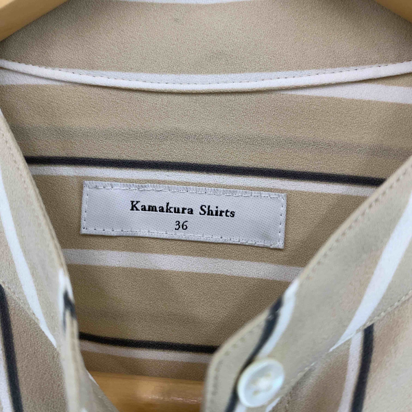 鎌倉ｼｬﾂ カマクラシャツ レディース 長袖シャツ/ブラウス　ストライプ柄