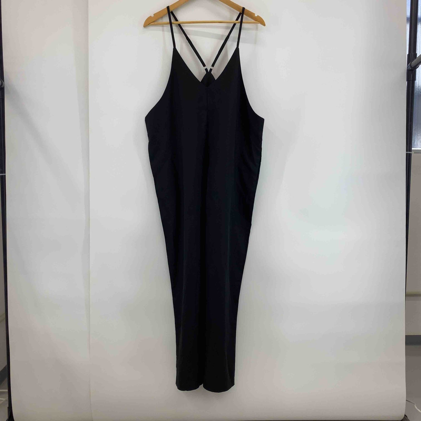 レディース サロペットオーバーオール ブラック