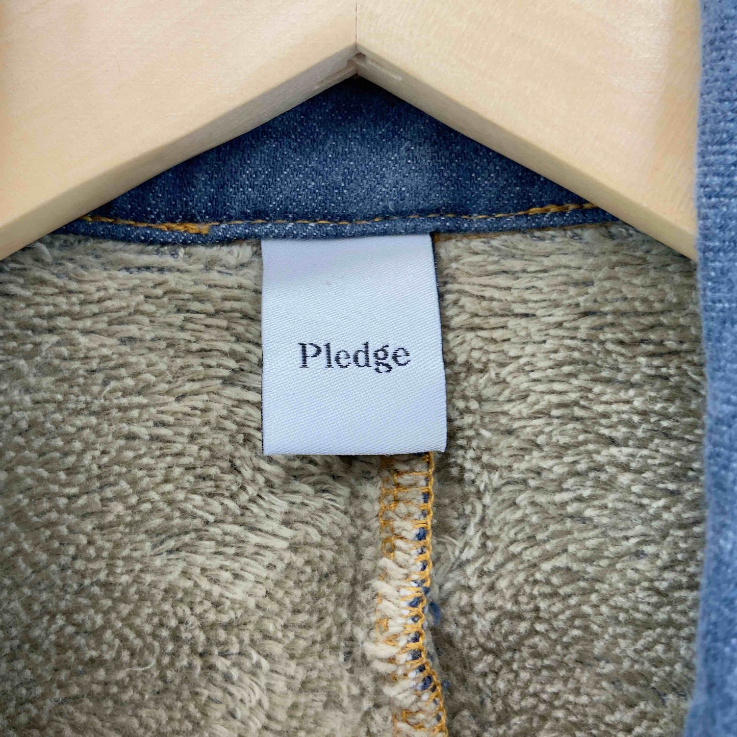 pledge プレッジ メンズ Gジャン/デニムジャケット 裏ボア