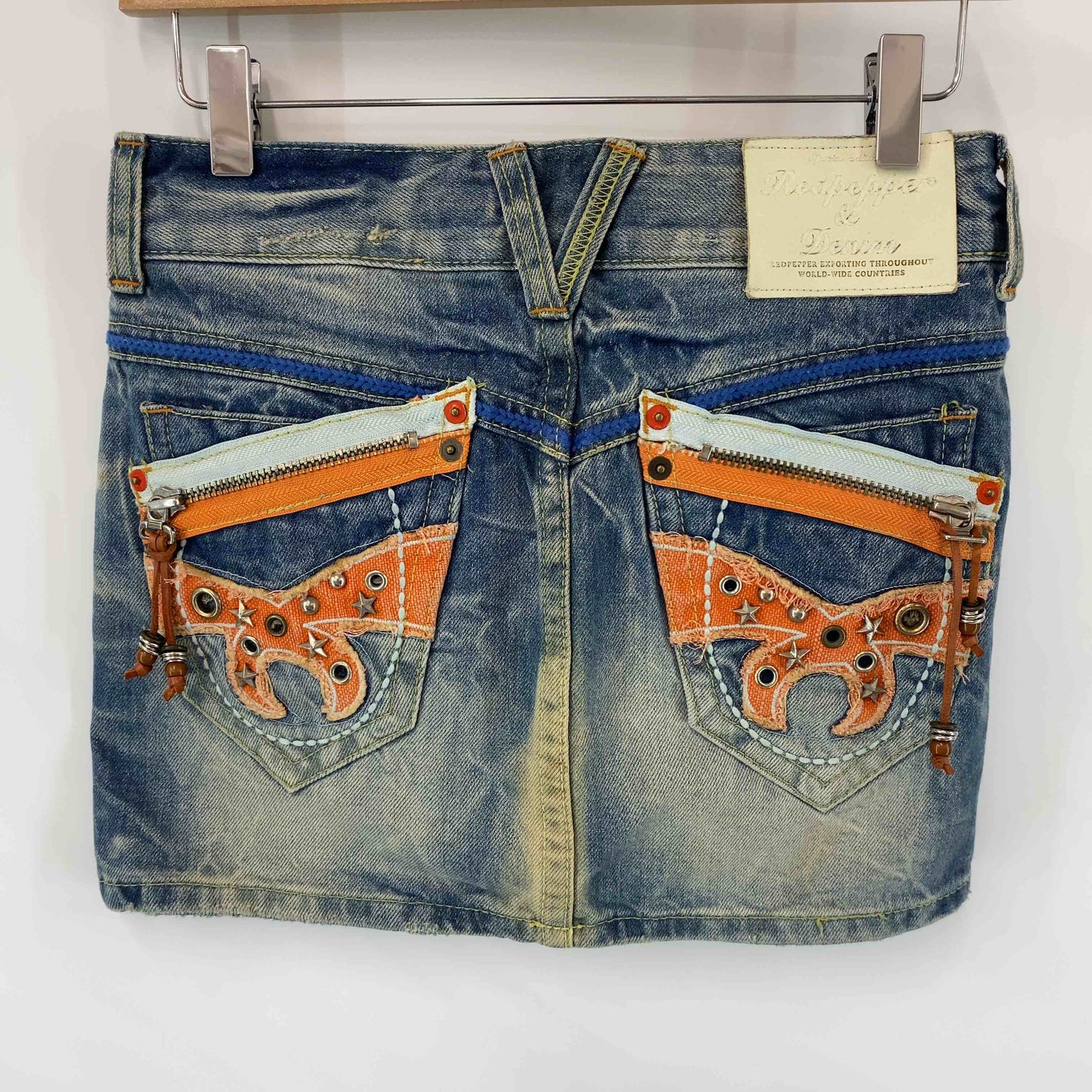 RED PEPPER レッドペッパー レディース デニム/ジーンズ スカート ミニスカート ダメージ加工