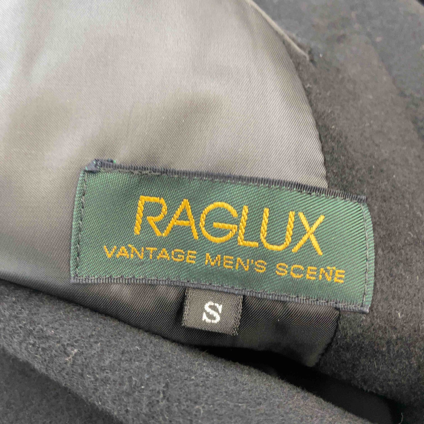 RAGLUX ラグラックス メンズ チェスターコート カシミヤ100％ 黒