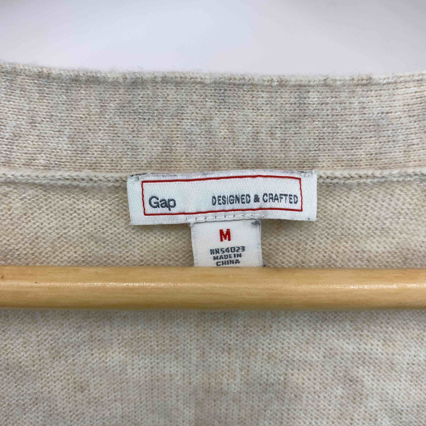 GAP ギャップ レディース カーディガン ベージュ Vネックカーディガン