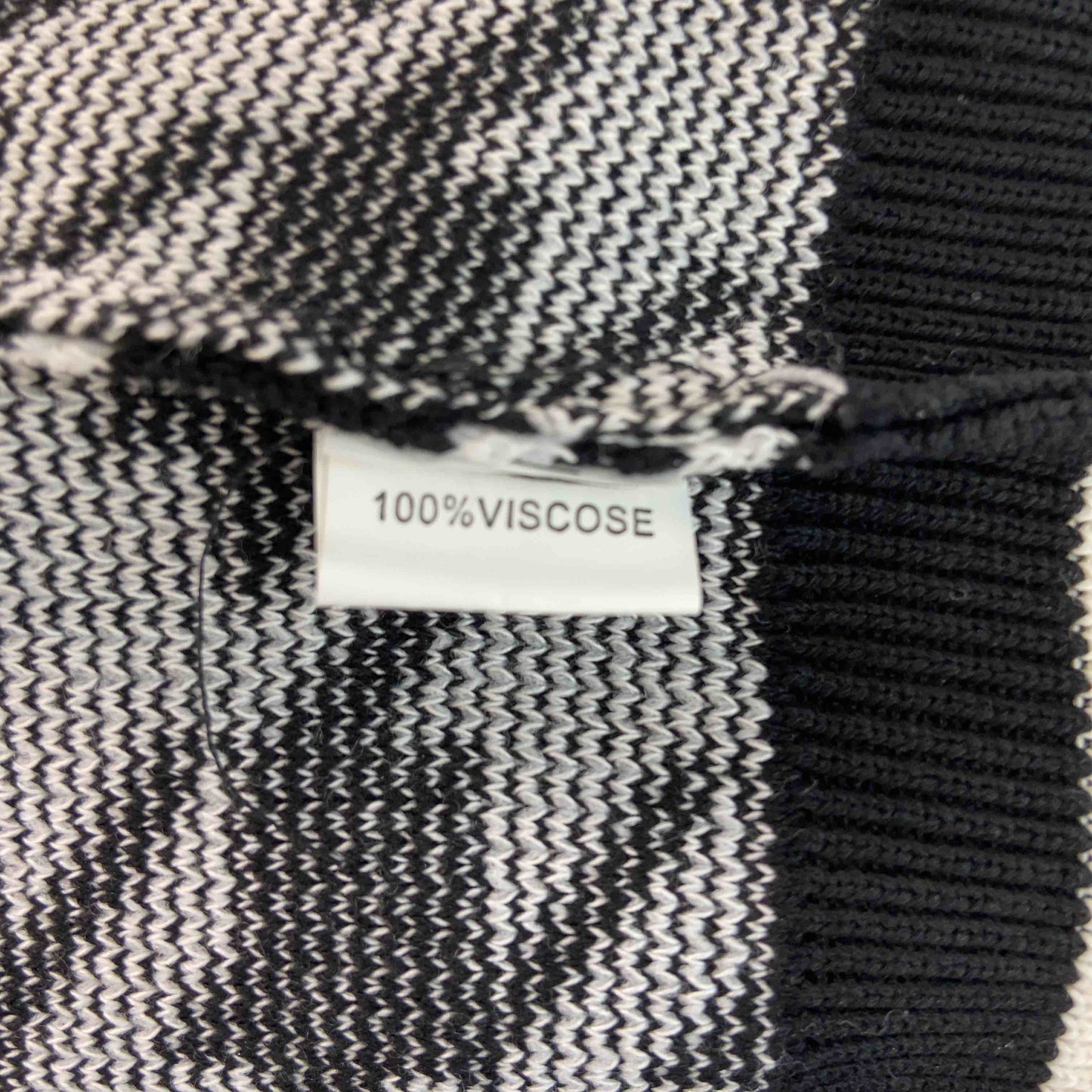 レディース パーカー　千鳥格子　白黒