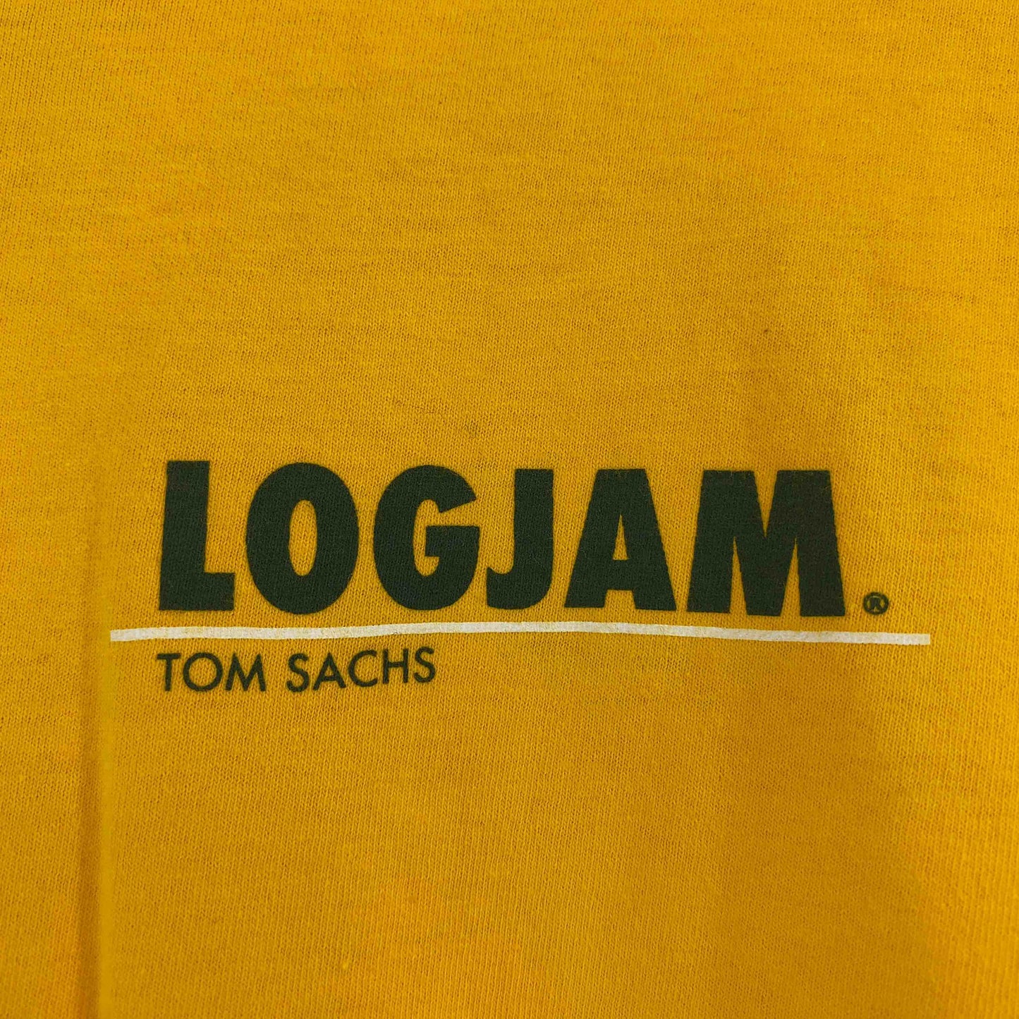 TOM SACHS トムサックス メンズ Tシャツ（長袖）黄色 イエロー ロンT