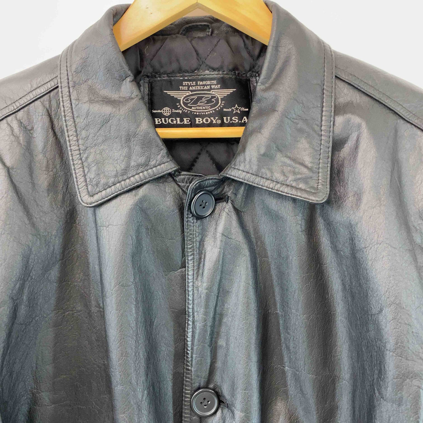 ヴィンテージ BUGLE BOY メンズ レザージャケット ジャケット/アウター