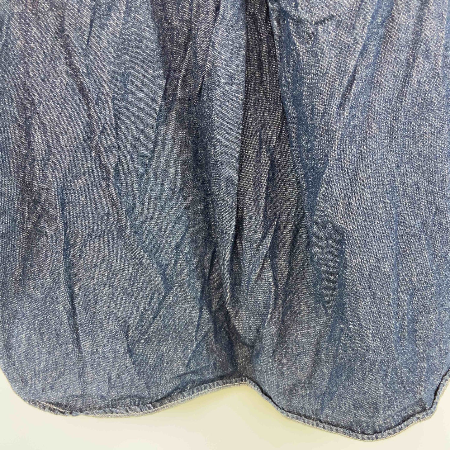 メンズ 長袖シャツ デニム ブルー