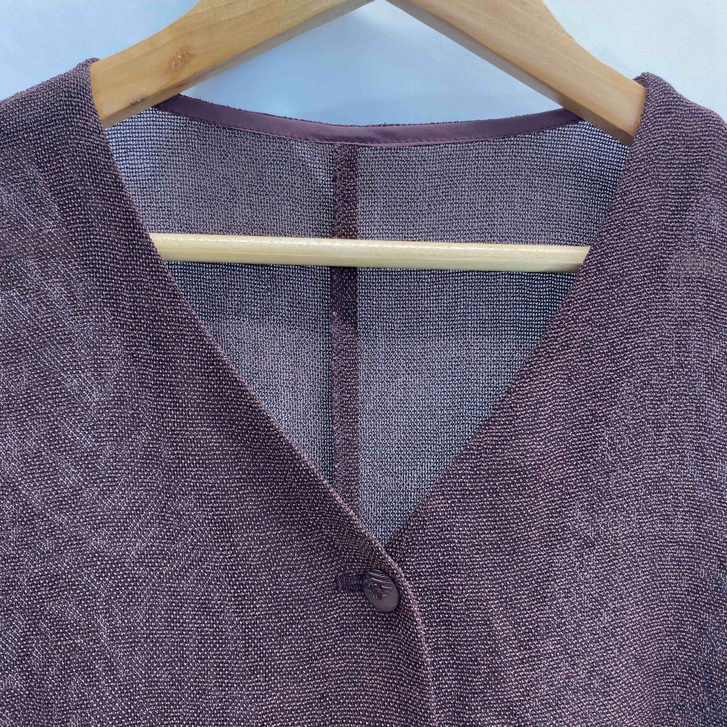 VINVERT  レディース ベスト/ジレ ブラウン tk