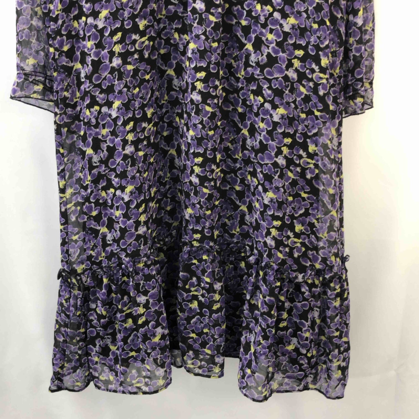 GALLERY VISCONTI ギャラリービスコンティ レディース 半袖ひざ丈ワンピース 紫 tk