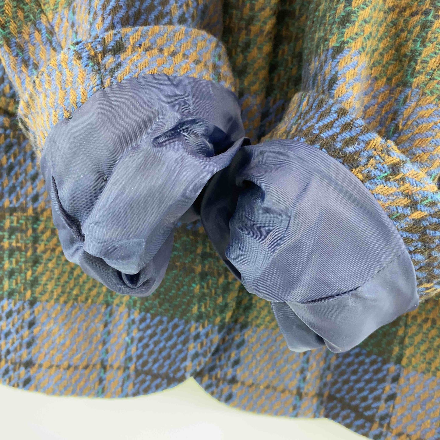 Dolly love  レディース セットアップ ノーカラージャケット タイトスカート チェック柄 ブルーグリーン系