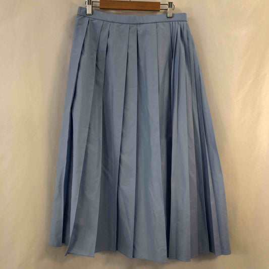 自由区 ジユウク レディース ロングスカート プリーツスカート ブルー tk