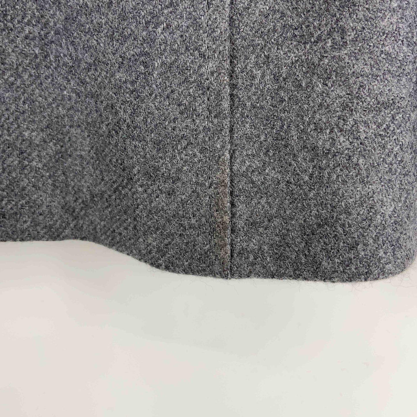 miss ashida ミスアシダ レディース テーラードジャケット グレー ウール 襟・カフスベロア