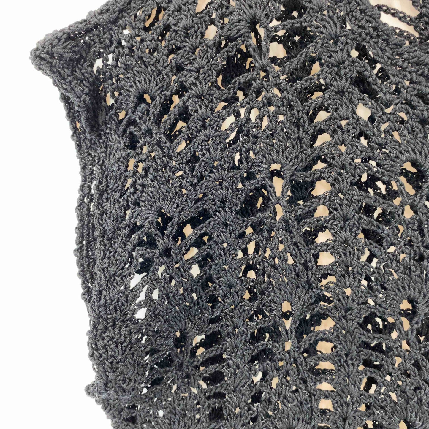 ノーブランド ニットベスト サマーニット かぎ編み  レディース ニット セーター