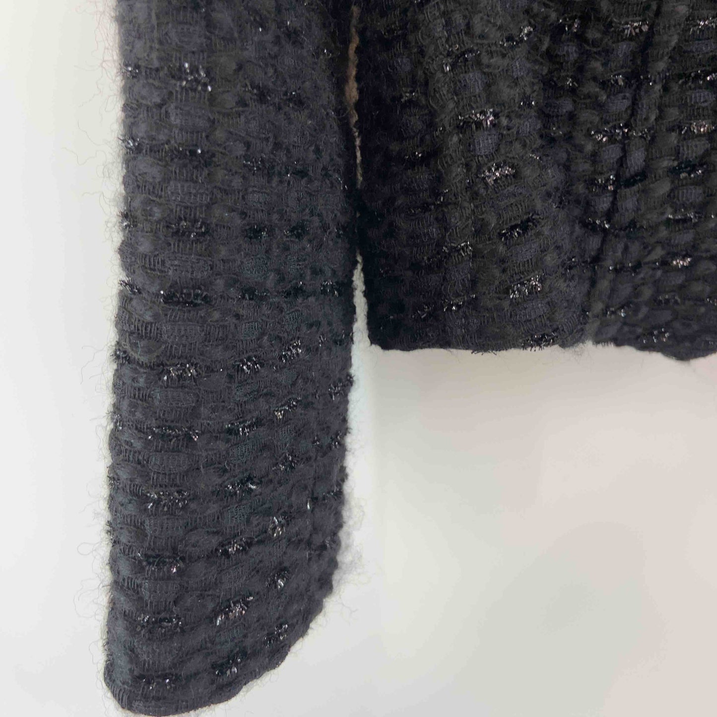 ARMANI COLLEZIONI アルマーニコレッツィオーニ レディース ダブルブレスト スタンドカラージャケット 黒 ウール