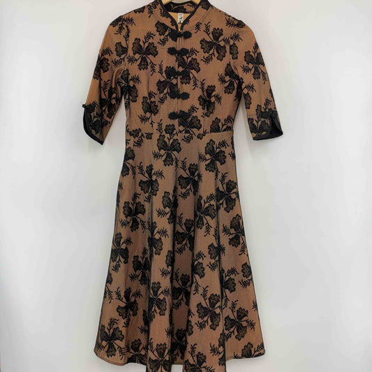 NC EMBROIDERY LISA レディース 長袖ワンピース チャイナドレス風