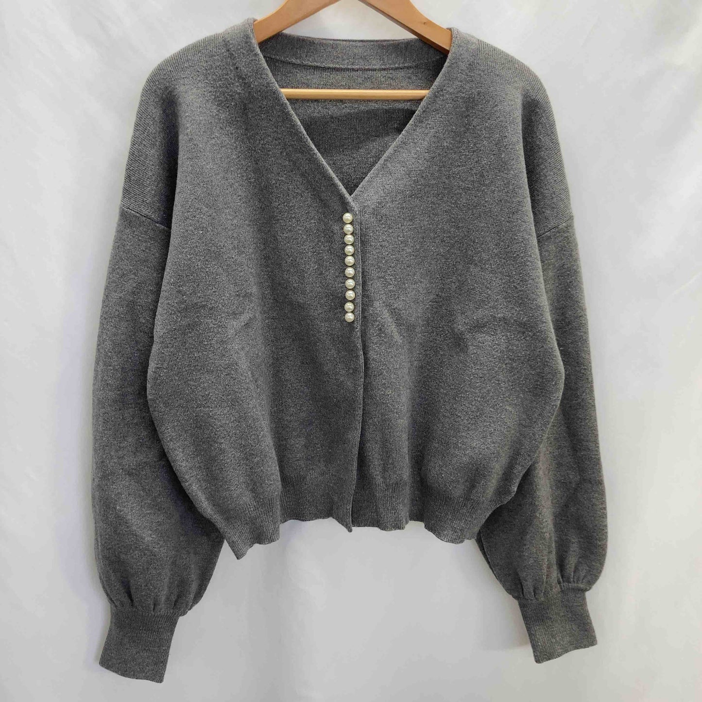 SAISON DE PAPILLON セゾンドパピヨン レディース カーディガン グレー tk