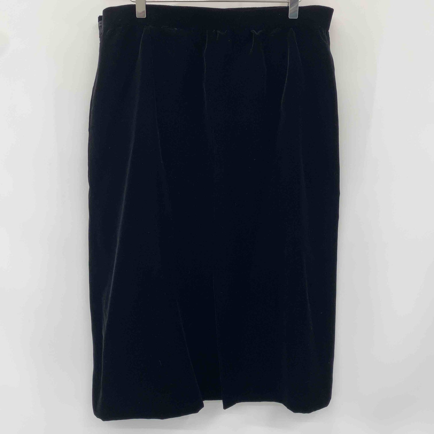 GIVENCHY ジバンシー レディース ノーカラージャケット　セットアップ　タイトスカート　ベロア　黒