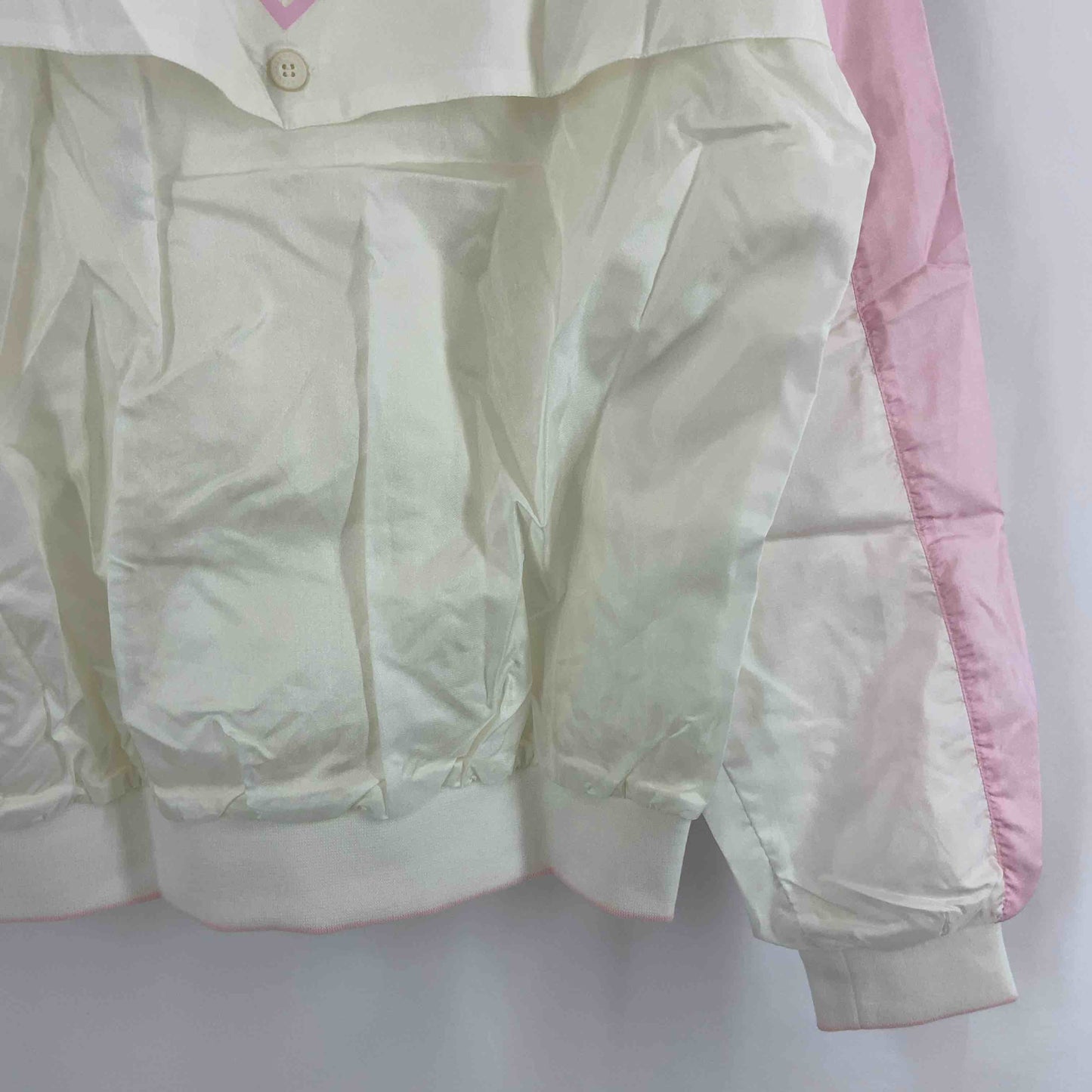 ELLESSE エレッセ メンズ ブルゾン ピンク・ホワイト