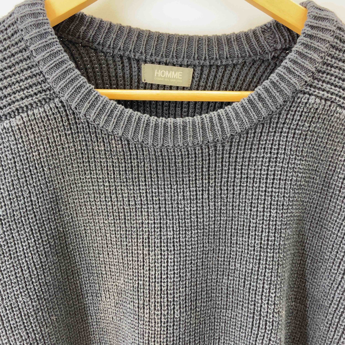 COMME des GARCONS HOMME コムデギャルソンオム メンズ ニット/セーター チャコールグレー