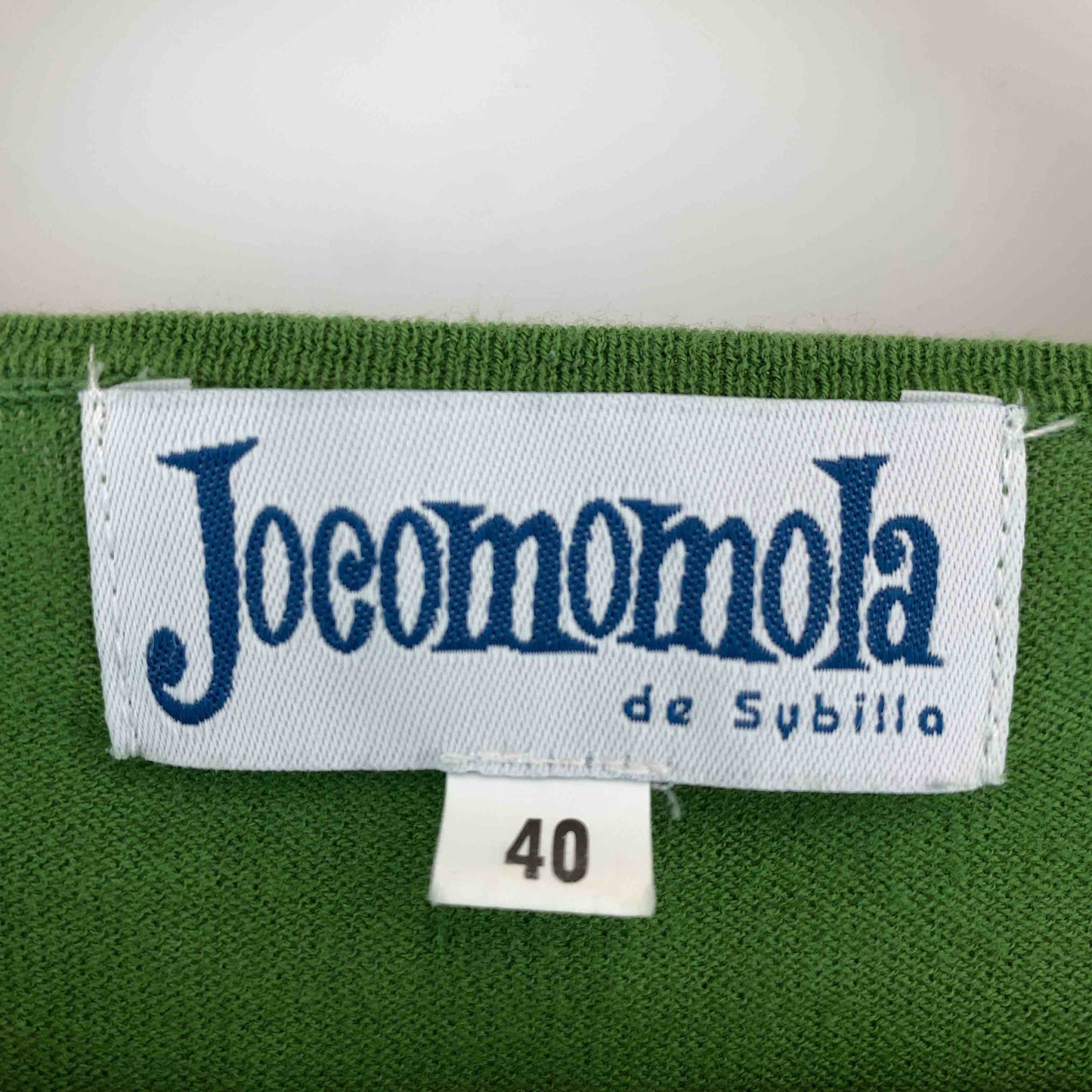 Jocomomola ホコモモラ レディース カーディガン 緑 ハイゲージ