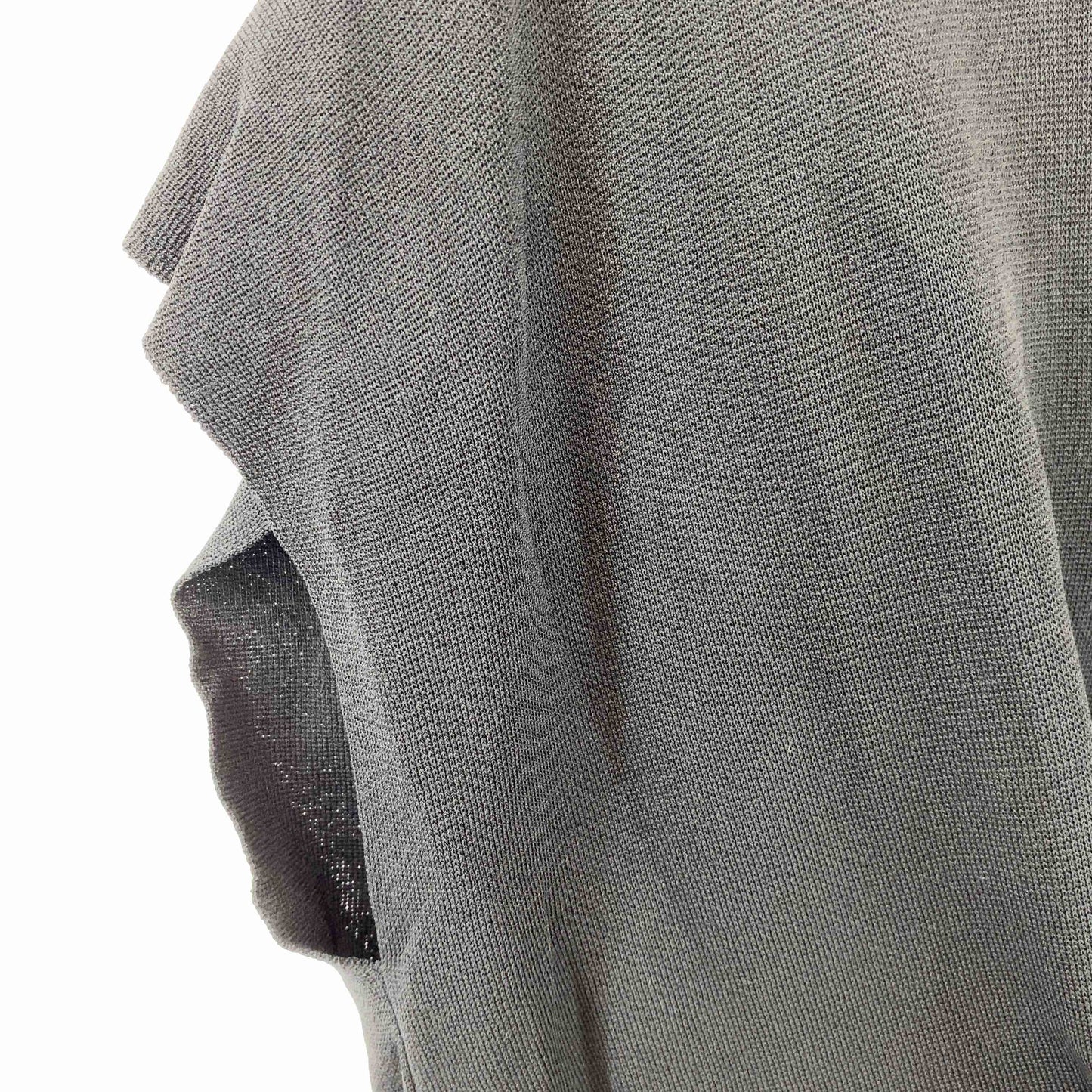 LEPSIM レプシィム レディース ニット ノースリーブ Vネック ミラノリブ ブラック オーバーサイズ ベスト