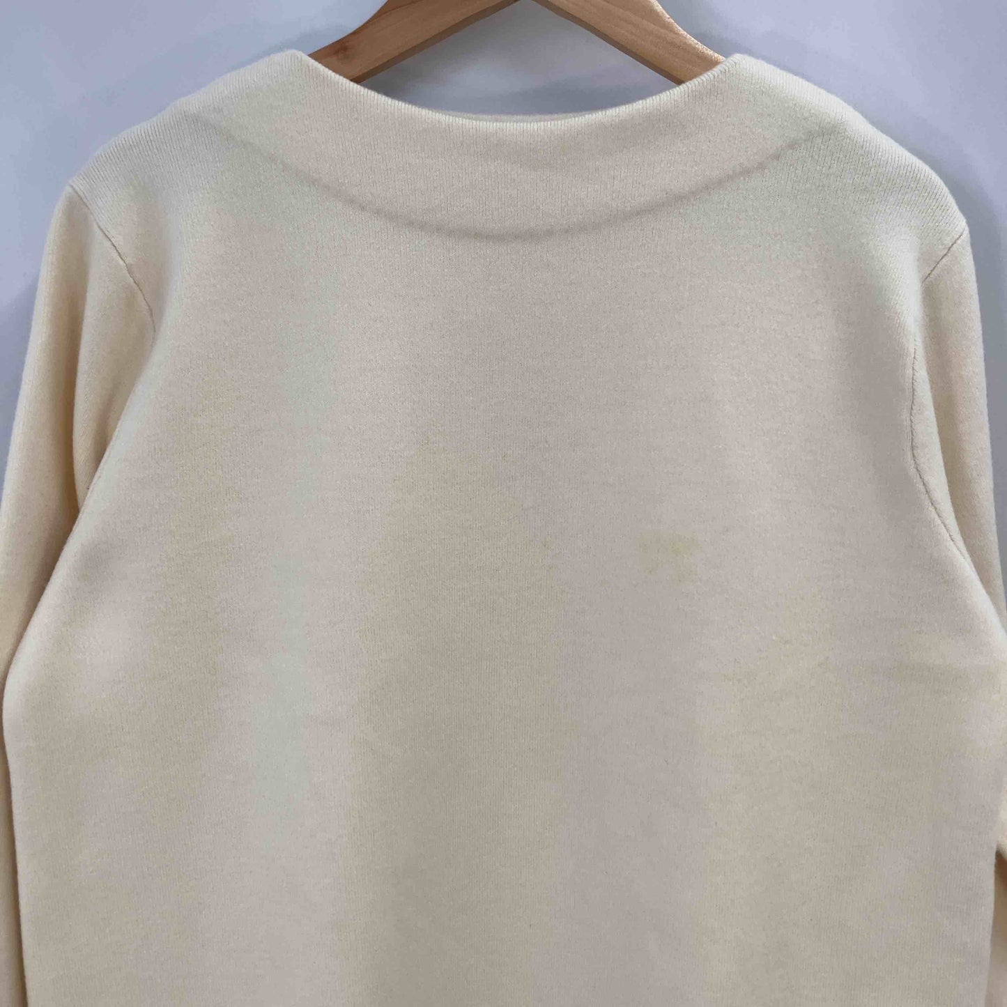 UNIQLO ユニクロ レディース ニットひざ丈ワンピース オフホワイト tk